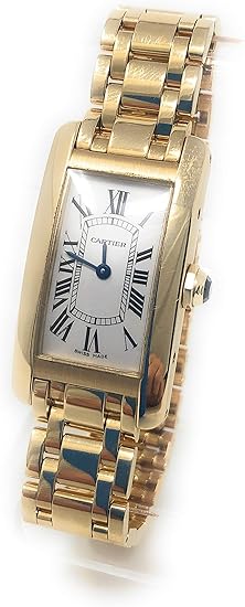 Amazon カルティエ タンク アメリカン クォーツ レディース腕時計 24 認定中古品 レディース腕時計 腕時計 通販