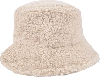 Faux Fur Bucket Hat Teddy Style 