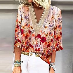 Cheifay Tank Tops Women for Sleep 3/4 Sleeve Shirts