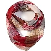 Scarfand's Mixed Colors Oil Paint Versatile Lightweight Fashion Infinity Scarves Head Wrap