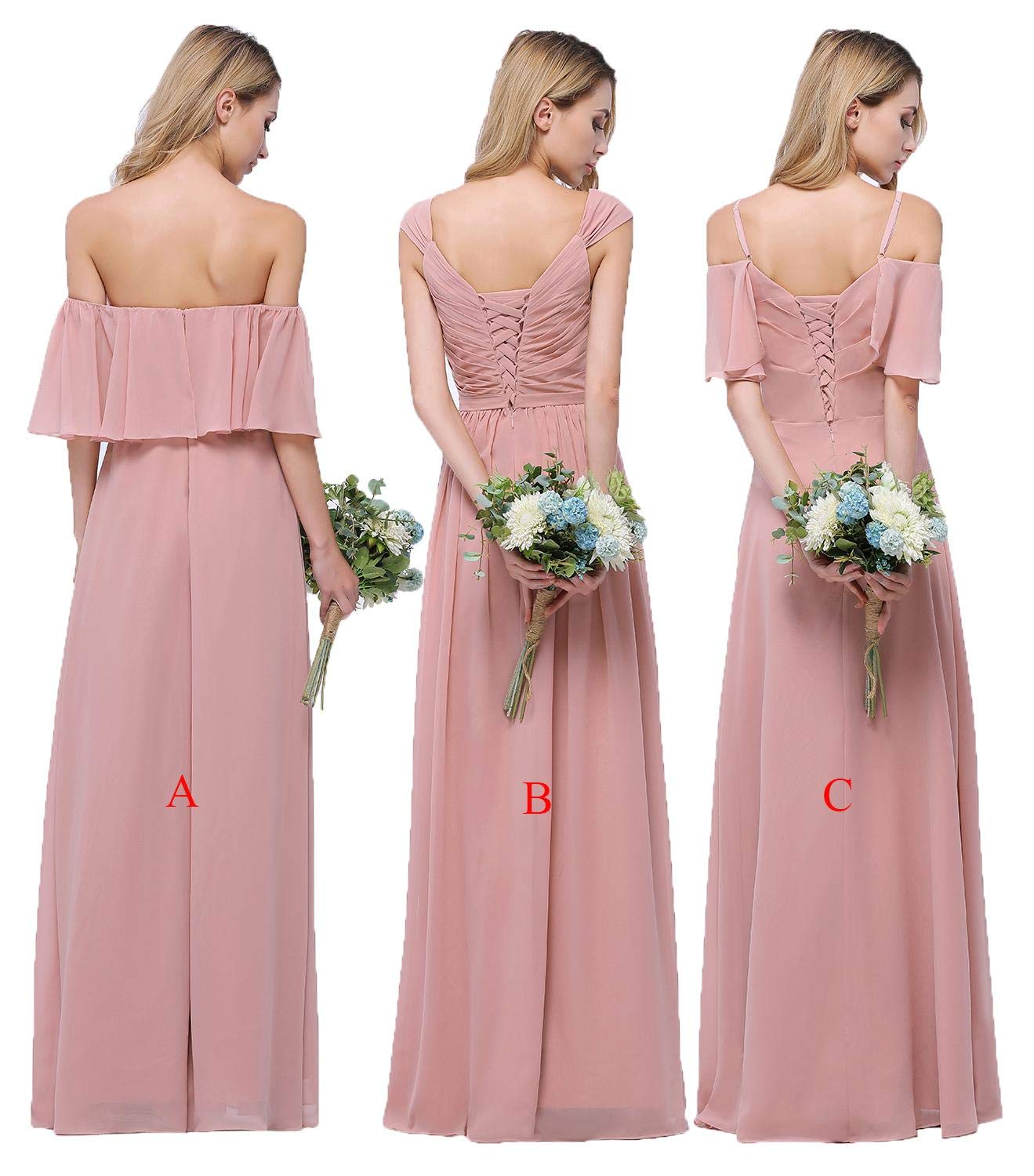 silver grey bridesmaid dresses