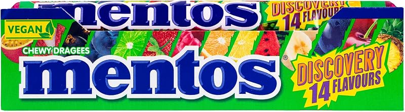 Discovery Roll, Rebuçados Mastigáveis, Sabores Variados, Embalagem de 20 unidades