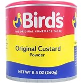 Bird's Original Instant Custard Powder 240g &ndash; Classic British Dessert Mix, Just Add Water, Creamy &amp; Delicious (Pack of 1)