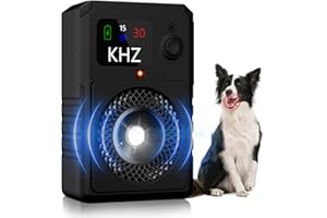 2025 Upgraded Anti Barking Device for Dogs with Display – 3 Modes Bark Deterrent up to 50FT - Rechargeable Bark Control Tool 