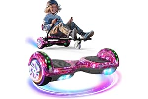 UNI-SUN Scooter Seat Attachment, Scooter with Go Kart for Kids Boys Girls Adults, LED Lights, Bluetooth(Include Go-Kart)