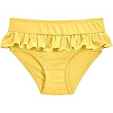 City Threads Made in USA Girls' Swimwear Ruffle Swim Briefs Bikini Bottoms Beachwear Swimming Suit
