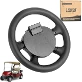 10L0L Golf Cart 13 inch Steering Wheel for EZGO TXT, RXV, Medalist, Shuttle, Workhorse, Cushman, Replaces OEM# 71948-G01 602979