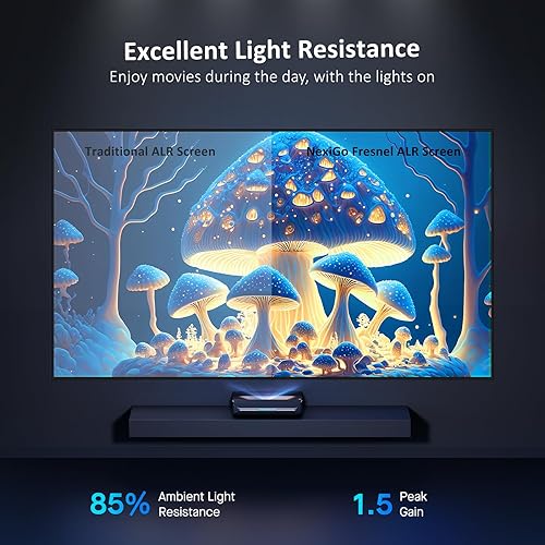 100 Inch Frenel Projector Creen For Ultra Hort Throw Projector, 95