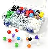 Molecular Model Kit(240 Pieces),Organic Chemistry Model Kit for Organic and Inorganic Chemistry Learning,Chemistry Set,A Fullerene Set