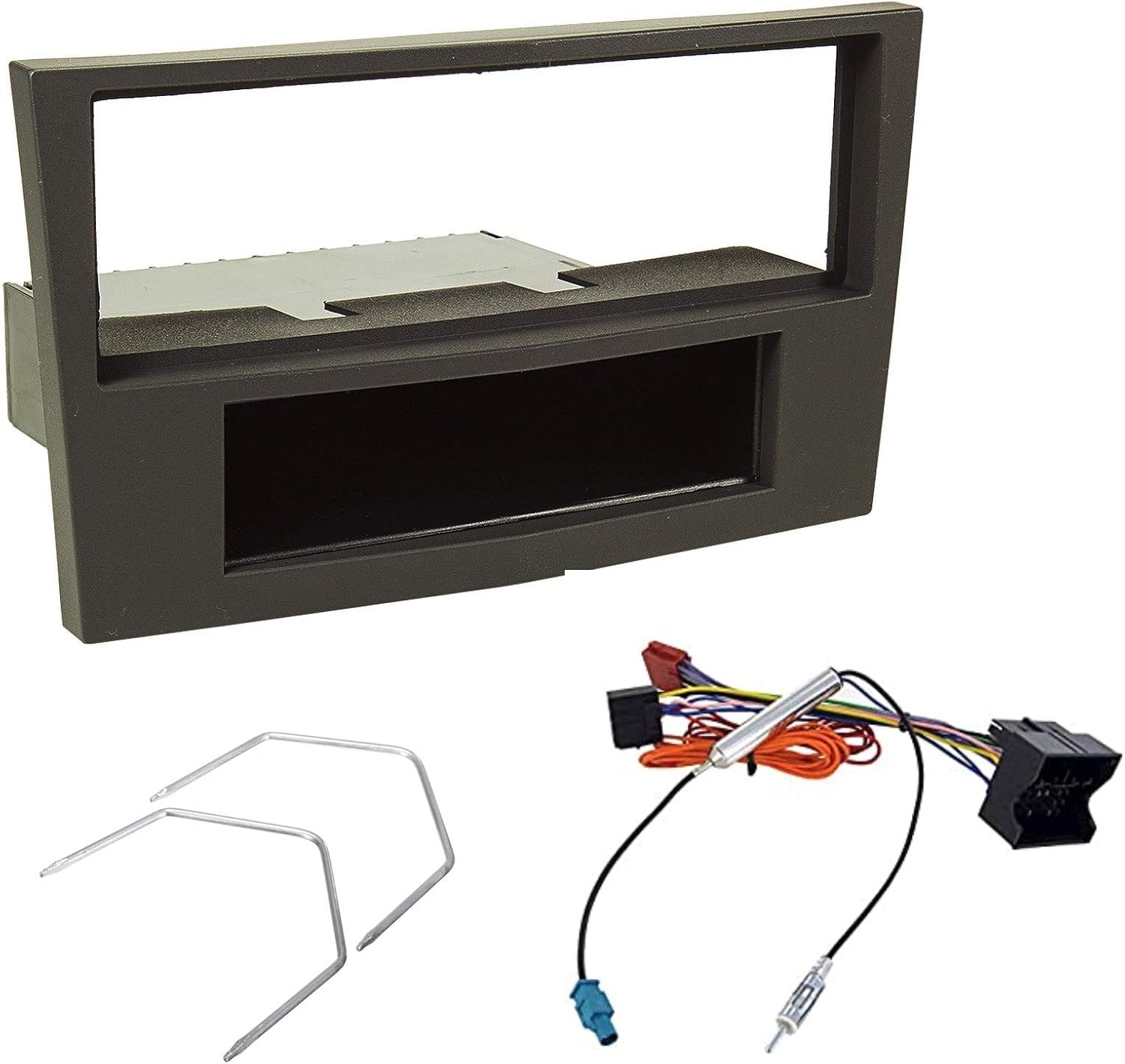 1 DIN Car stereo facia radio adapte for Opel Vauxhall Corsa Zafira Astra Antara 2006 glossy black 1 din