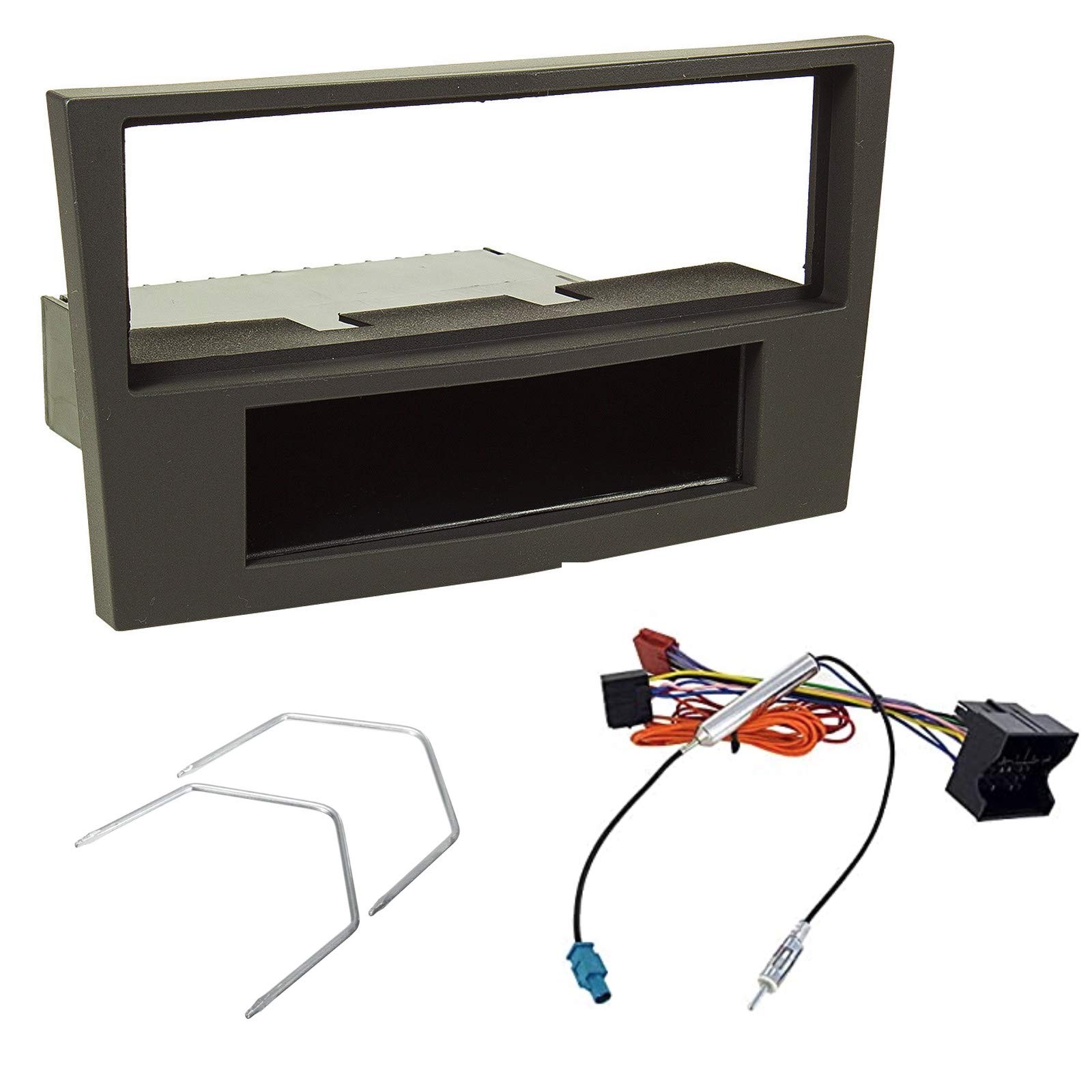 1 DIN Car stereo facia radio adapte for Opel Vauxhall Corsa Zafira Astra Antara 2006 glossy black 1 din