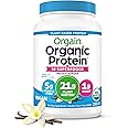 Orgain Organic Vegan Protein Powder + 50 Superfoods, Vanilla Bean - 21g Plant Based Protein, Gluten Free, Dairy Free, Lactose