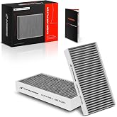 A-Premium Cabin Air Filter w/Activated Carbon Compatible with BMW, Mini | for BMW X1 2016-2022, X2 2018-2022, i3 14-21, i3s 18-21 &amp; Mini Cooper/Cooper Clubman, Cooper Countryman, 2-Pack