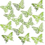 72Pcs 3D Butterfly Wall Decor 3 Sizes 3
