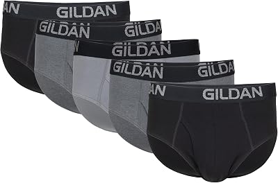 Herren-Slips, Unterwäsche, Baumwolle, Stretch-Anteil, 5er Pack, Large