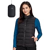 Pioneer Camp Puffer Vest Women Lightweight Packable Sleeveless Bubble Quilted Zip Up Padded Warm Winter Outerwear Puffy Vests