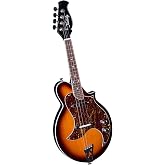 Kentucky KM-300E 4-String Electric Mandolin &ndash; Traditional Sunburst, Solid Basswood Body, Maple Neck, Gig Bag Included