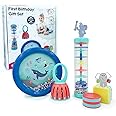 Edushape First Birthday Gift Set - Baby Musical Instruments & Toddler Music Set - Music Toys Baby Gift – Includes Hand Drum, Rain Stick, Shakers, Bell - Interactive Toddler Music Toys for Toddlers 1-3