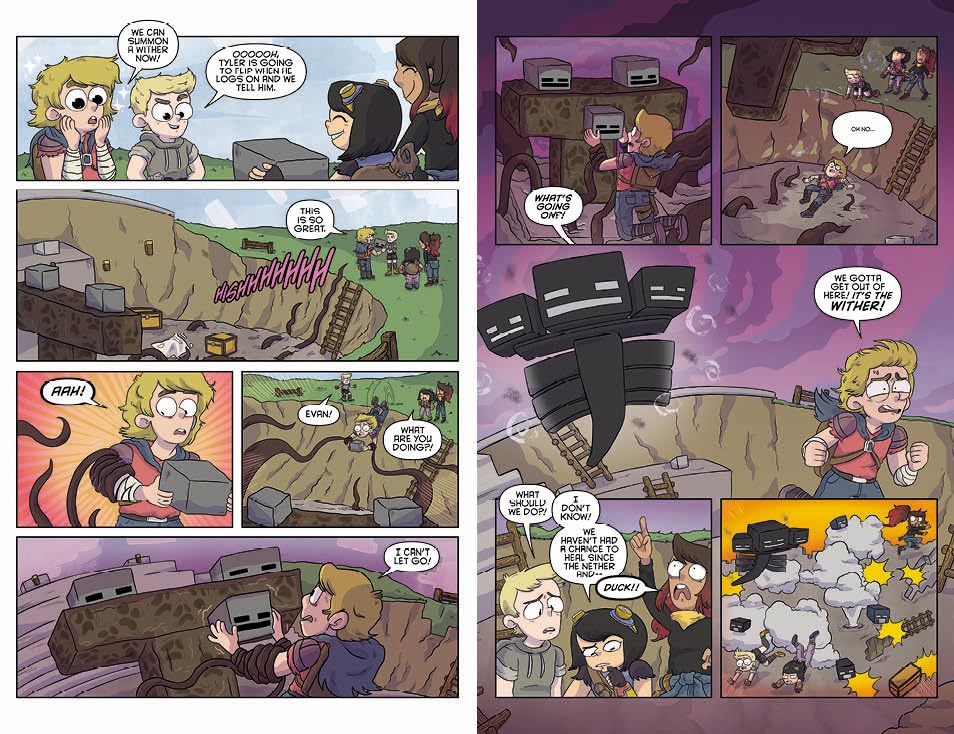 Minecraft Volume 1 (Graphic Novel) (Minecraft, 1) Minecraft Volume 1 (Graphic Novel) (Minecraft, 1) Paperback Kindle Spiral-bound Library Binding