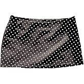 MakeMeChic Women's Polka Dots Mini Skirt Low Waisted Bodycon Y2K Skirts