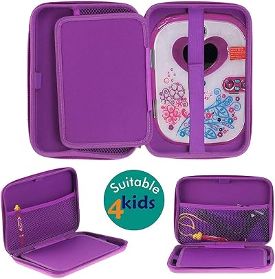 Navitech Purple Hard Protective EVA Case for VTech Secret Safe Diary Light Show