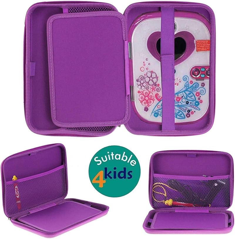 Navitech Purple Hard Protective EVA Case for VTech Secret Safe Diary Light Show