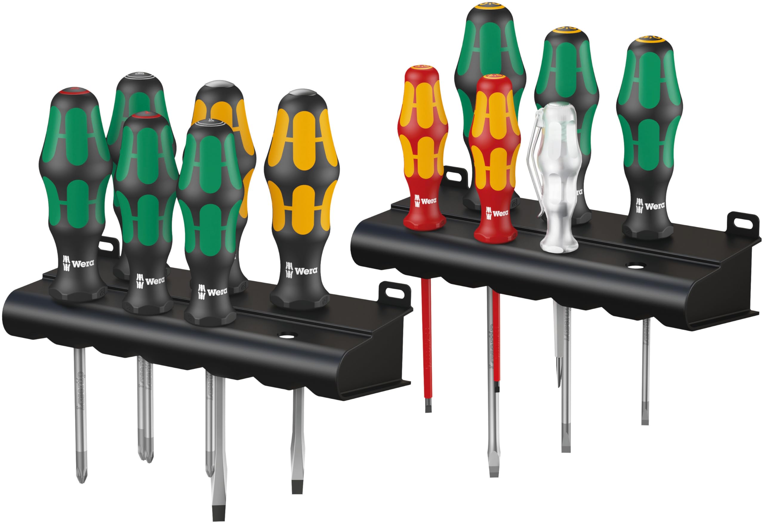 Wera XXL Kraftform Plus All-Round Screwdriver Set, PH/PZ/SL, 12PC, 05051010001