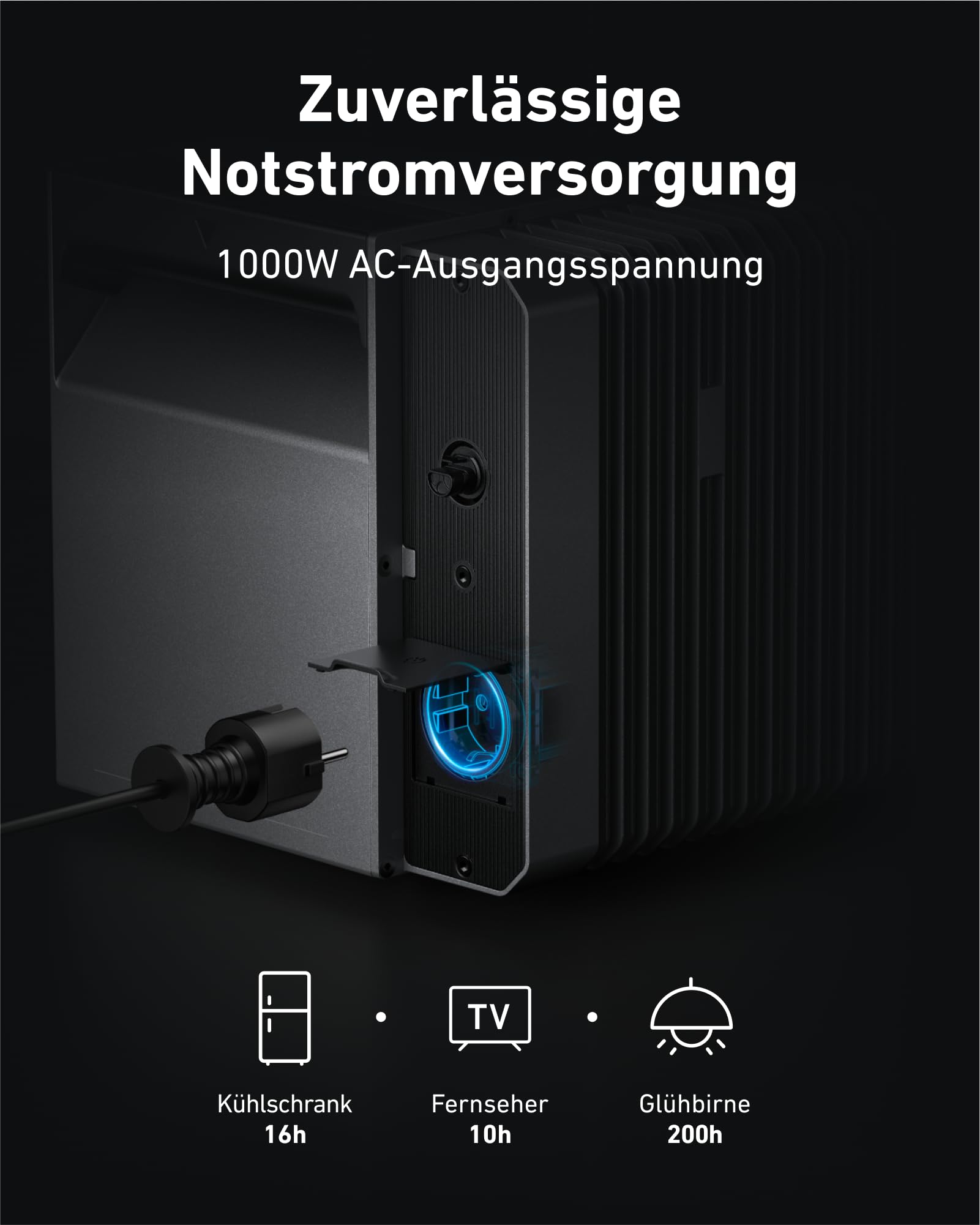 Anker SOLIX 2 Pro Solarbank+ 2× 500W Panel, Plug&Play Balkonkraftwerk 6