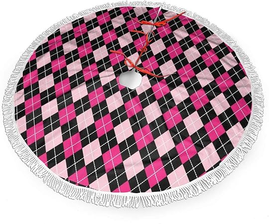 Albero Di Natale Nero E Rosa.Wetg Copri Base Per Albero Di Natale Colore Rosa Rosso Nero 48 Amazon It Casa E Cucina