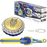 INFINITY NADO Sword Launcher Top &ndash; Metal Glow Fury Wave Dragon 5+ | Sword launcher, easy pull &amp; launch. Metal glow top. Fury Wave Dragon series. Great for kids 5+. Durable battle toy