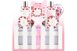 ARIOSEMONDE Spa Gift Basket for Women, Coconut Luxury Gift Set with Shower Gel, Bubble Bath, Hand Cream, Bath Soap, Bath Salt, Essential Oil, Luxury Bath and Body Gift Kit for Christmas