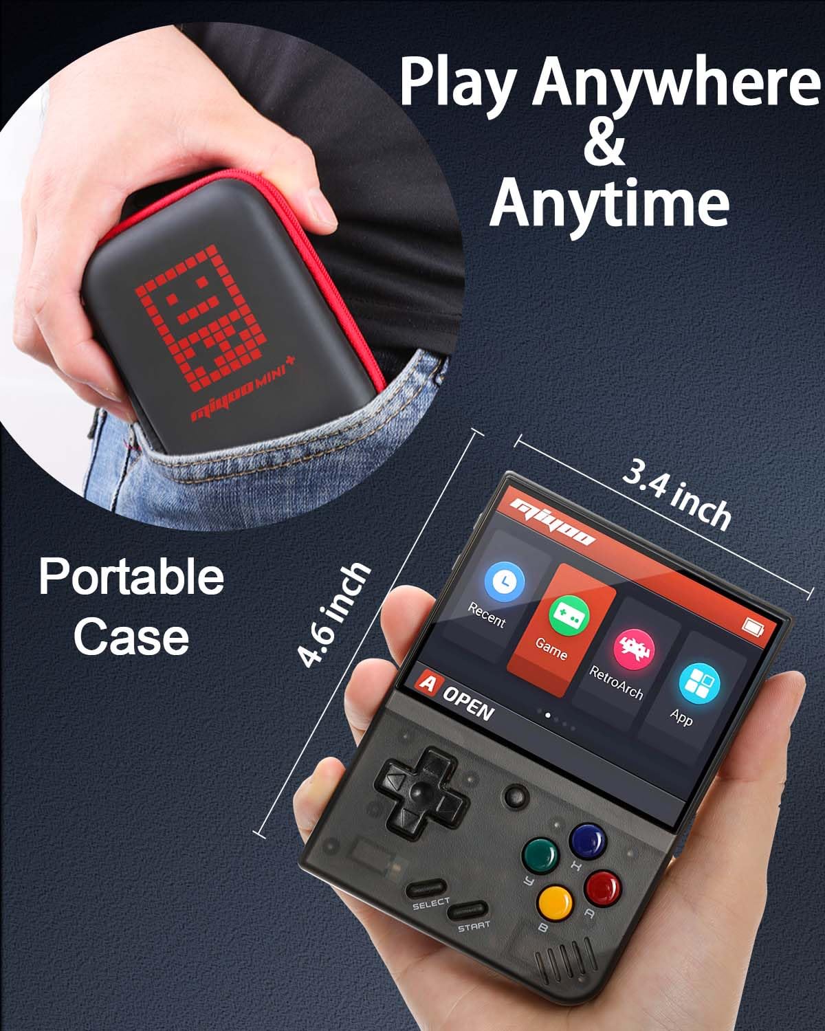 Mua Miyoo Mini Plus,Retro Handheld Game Console,3.5-inch HD Screen ...