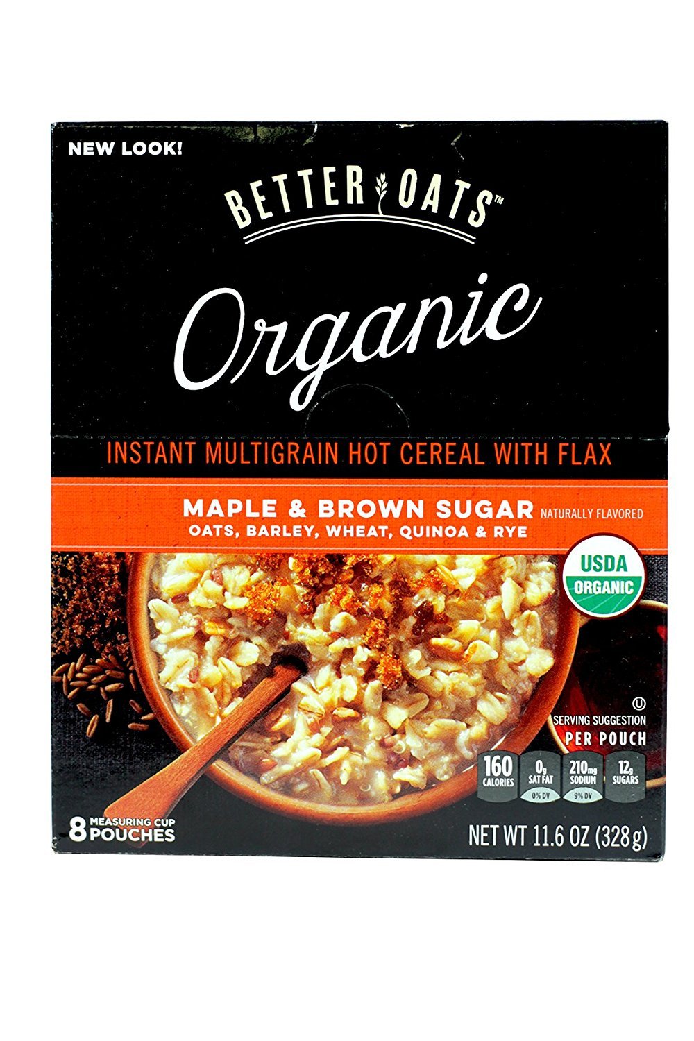 Better Oats, Raw Pure and Simple Organic, Bare, Instant