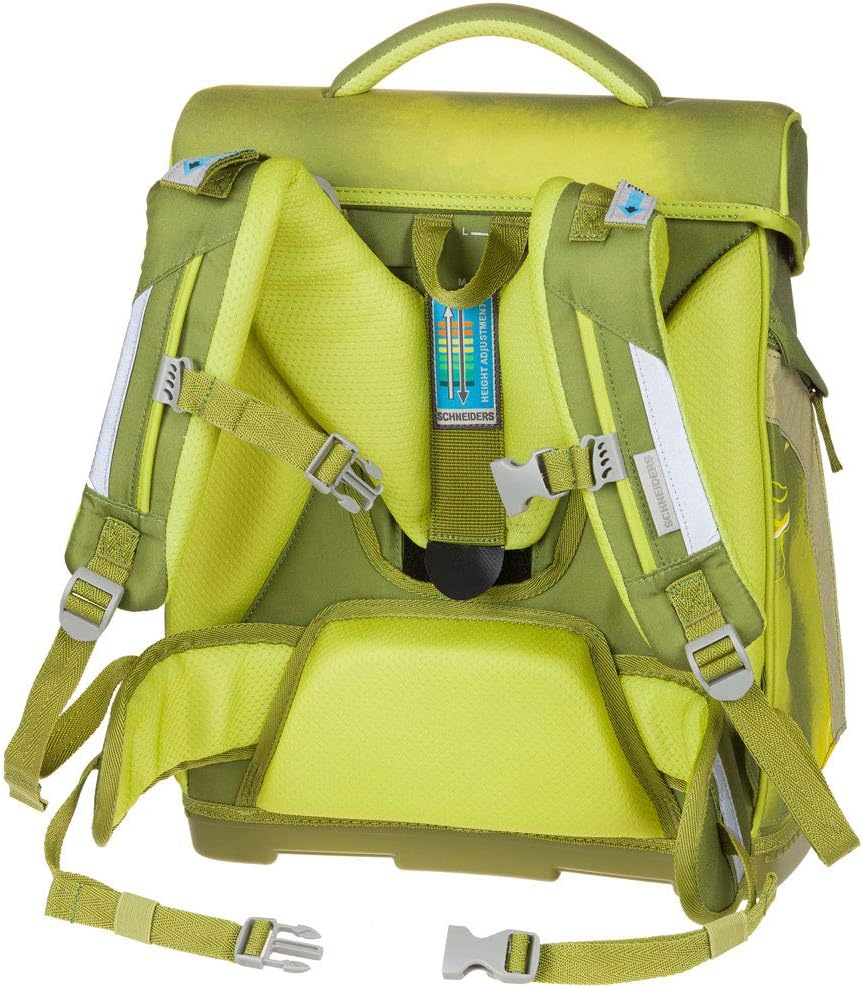 Schneiders 78381-065 School Bag Set Plus with Pencil Case, Pencil Case, Sports Bag, Wild Olive, Lightweight, Ergonomic, 4 Pieces - Image 4