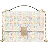 kate spade new york womens Deco Leather Flap Chain Crossbody