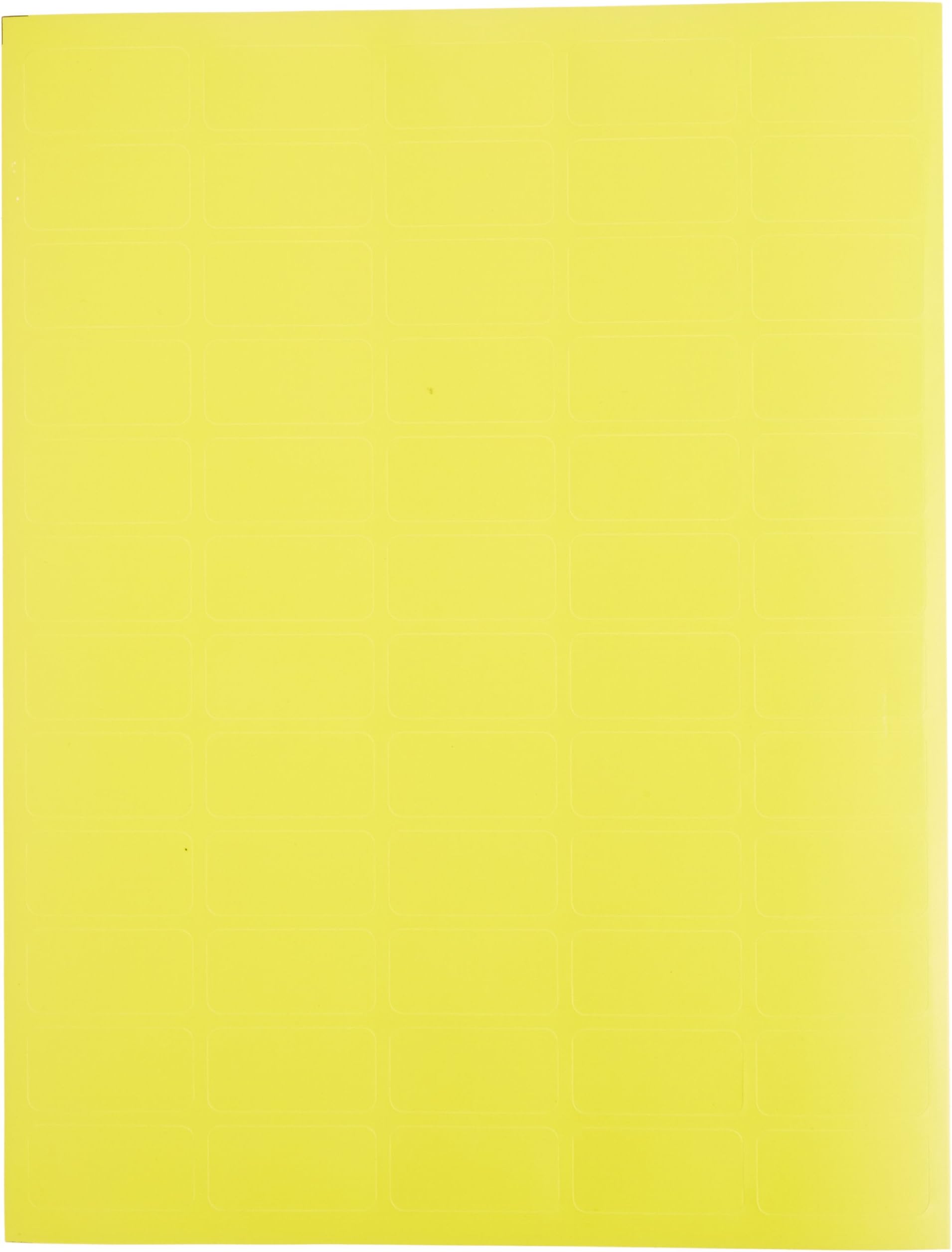 Diversified Biotech LCRY-1200-Y Polyolefin Cryo-Babies Laser Label, Use for General Purpose, 0.75" Width x 1.50" Length, Yellow (Pack of 1200)