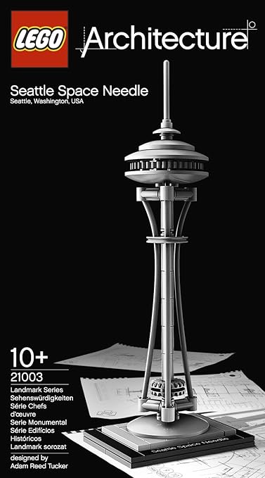 Amazon Com Lego Architecture 21003 Seattle Space Needle Toys Games