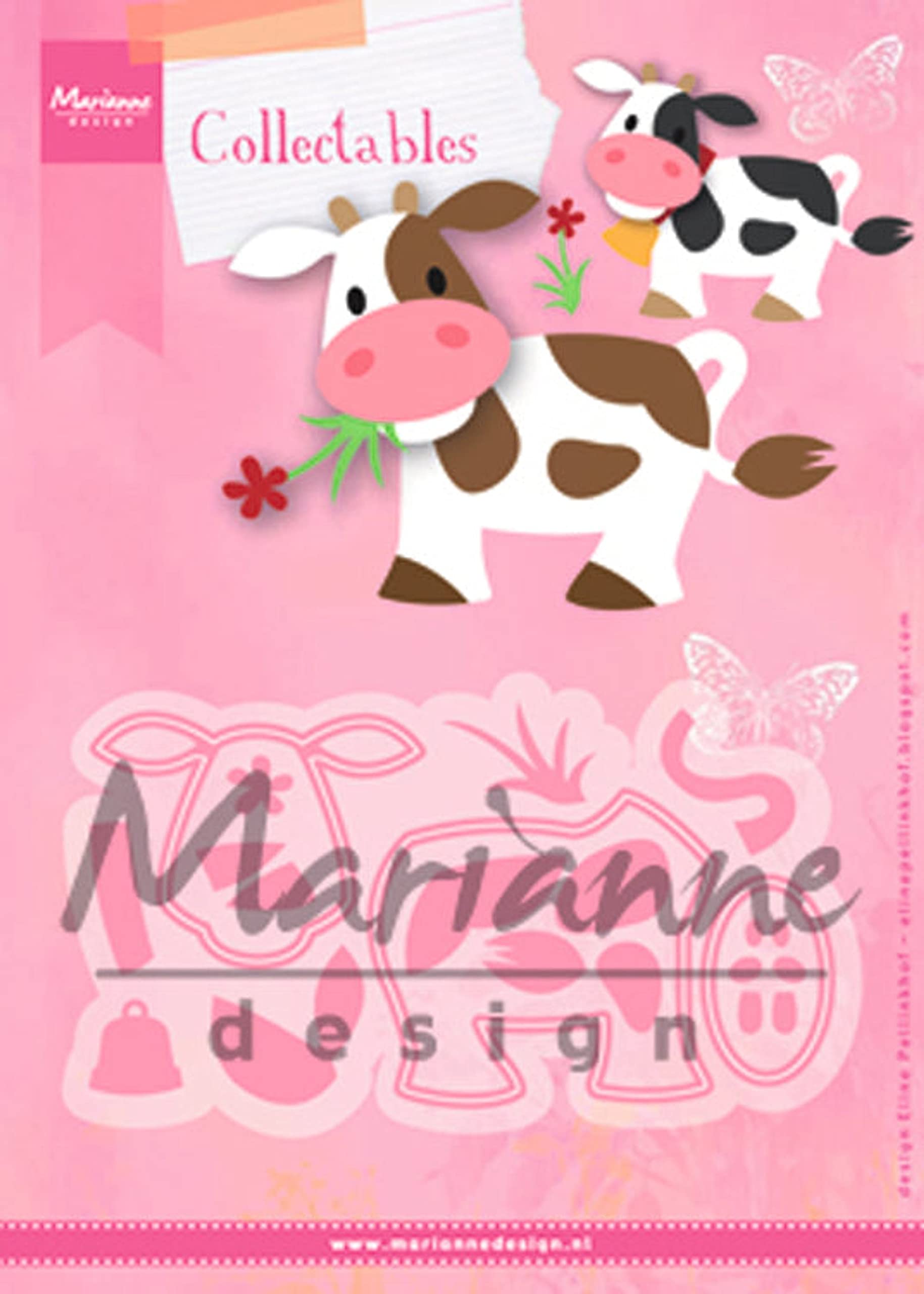 Marianne Design Collectables Eline's Cow Die, Pink