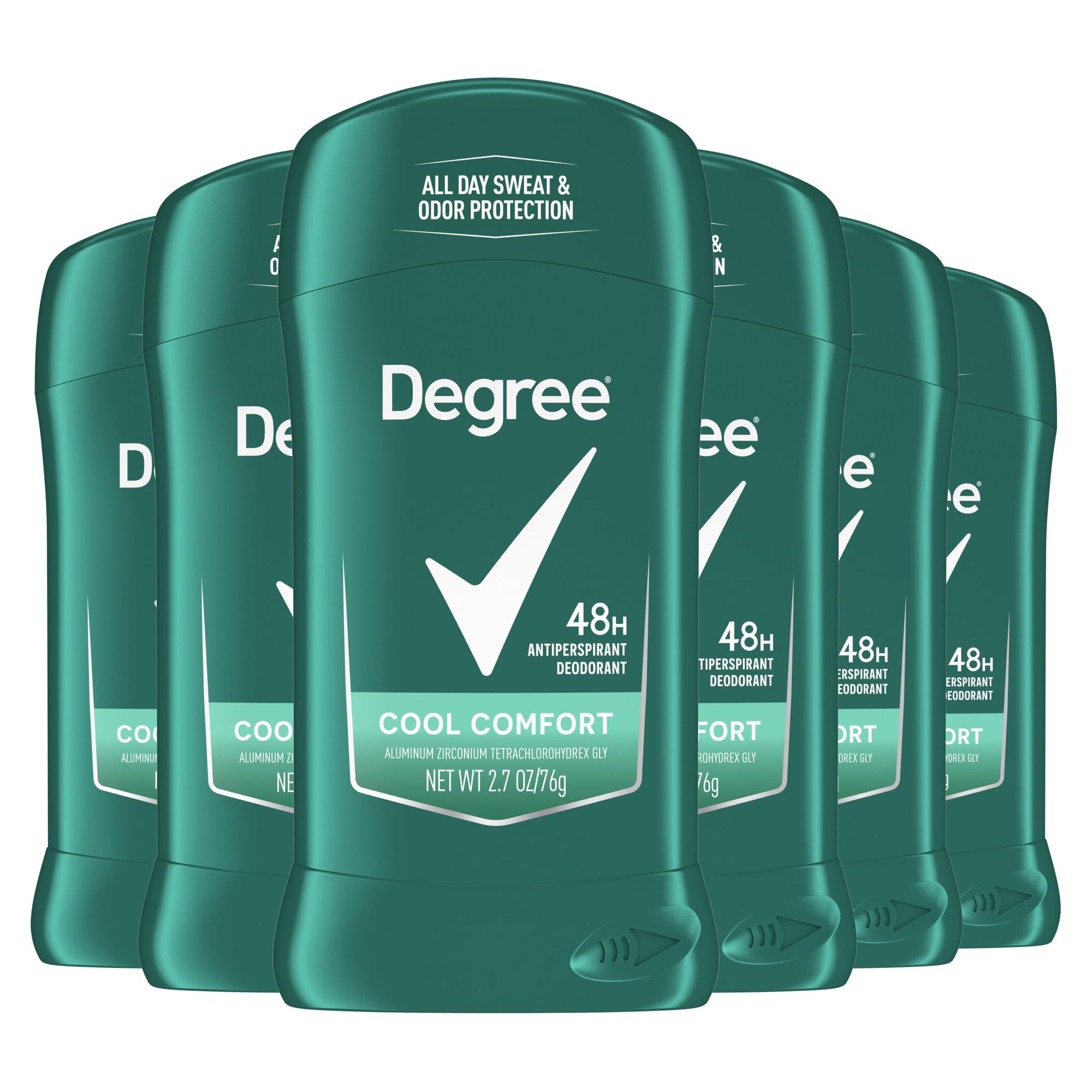 Photo 1 of Degree Men Dry Protection Antiperspirant, Cool Comfort, 2.7 oz., Pack of 6
