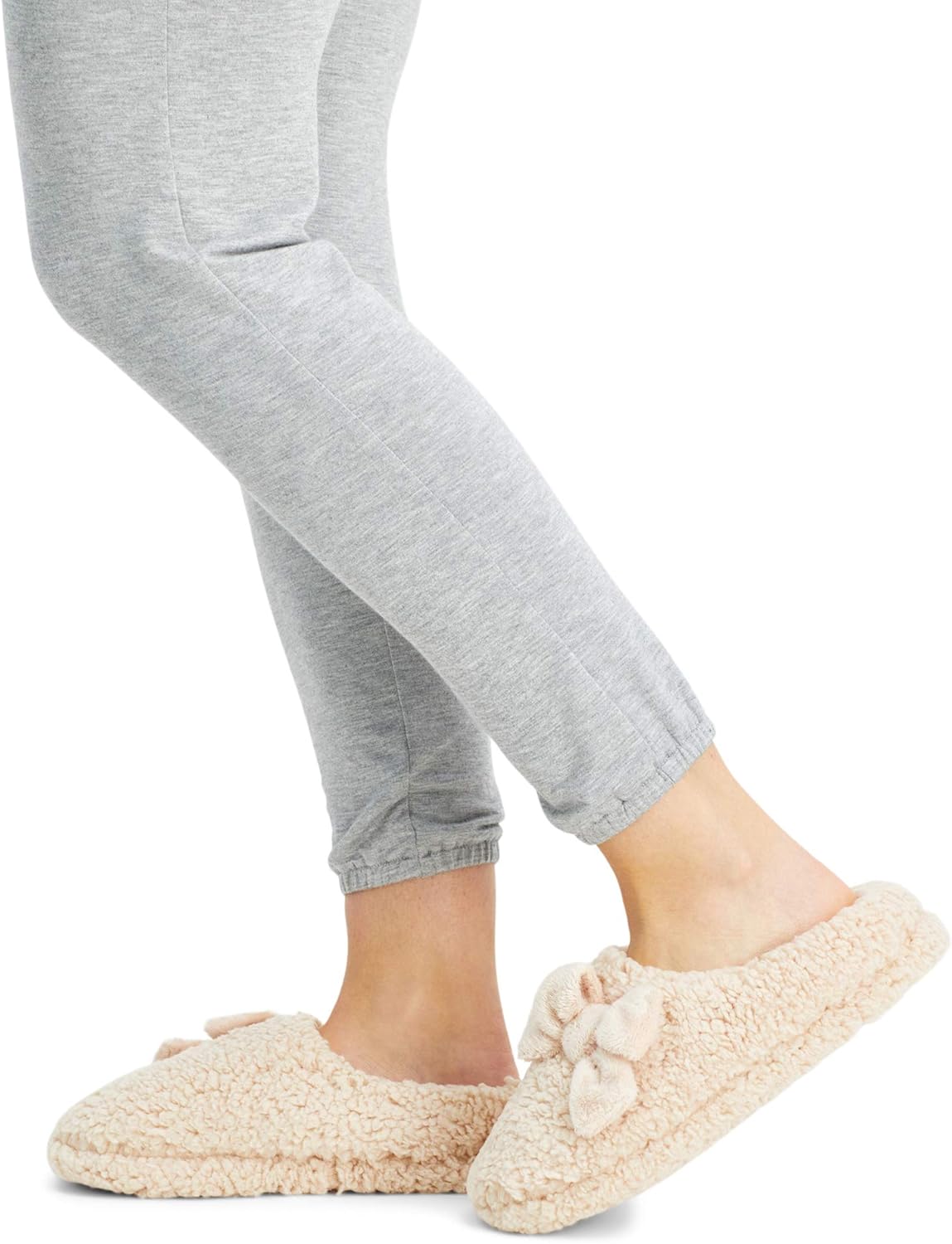  | Jessica Simpson Women's Plush Marshmallow Slide on House Slipper Clog with Memory Foam | Slippers