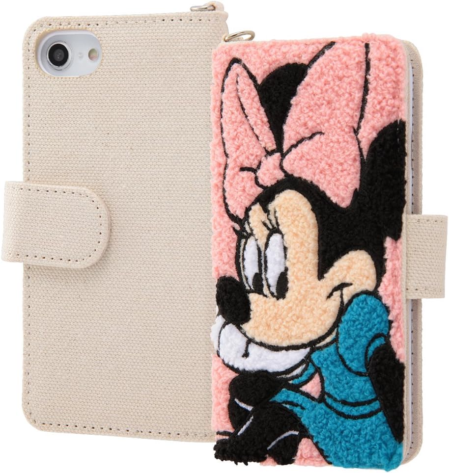 Amazon Co Jp イングレム ディズニー Iphone Se 第2世代 Iphone 8 Iphone 7 6s 6 手帳型 ケース カバー サガラ刺繍 タオル生地 刺繍 帆布 ふわふわ ミラー付き Icカード収納 Dリング付き ミニーマウス In Dp7s6sgr1 Mn 家電 カメラ