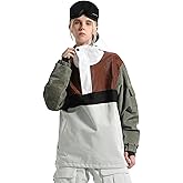 GSOU SNOW Ski Jacket Waterproof Windproof Snowboarding Men Women Insulated Warm Fabric