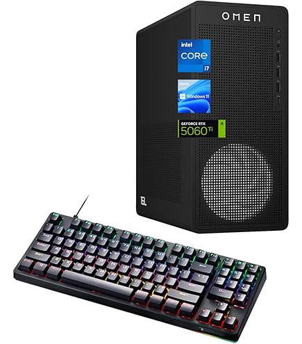 Amazon.com: HP OMEN 16L TG03 RTX 5060 Ti Pro Gaming Desktop, Intel