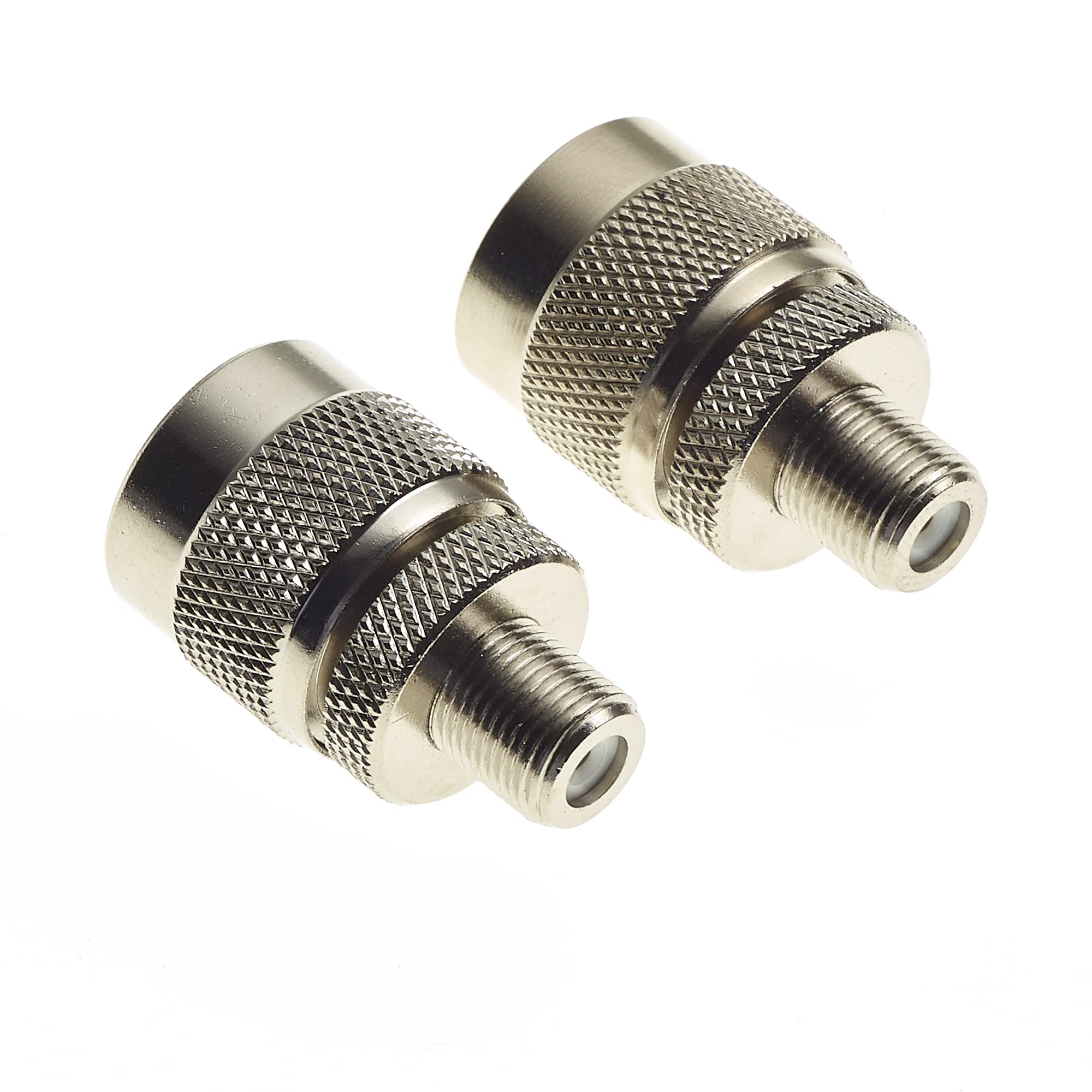 Keple F Type Socket To N Plug F-Type Female N-Type Male Antenna RF Coaxial Coax Adapter - Pack Of 2