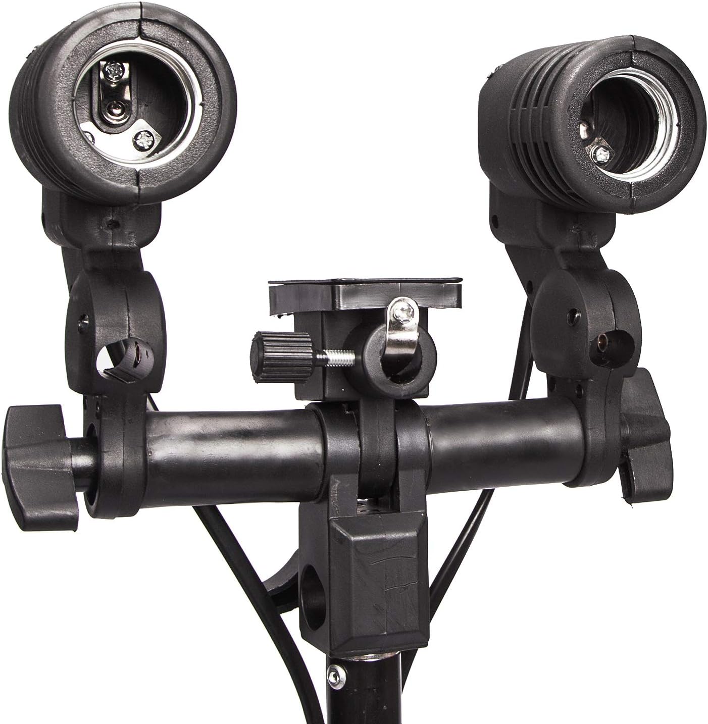 E27 Professional Twin Lamp Holder Swivel Socket Bulb Amazon Co Uk Camera Photo