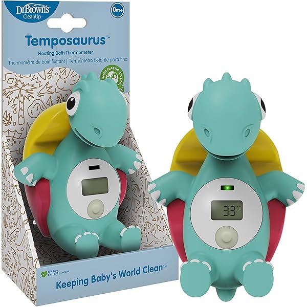 Thermomètre De Bain Bébé Digital – Flottant Avec Alerte LED Et Code Couleur