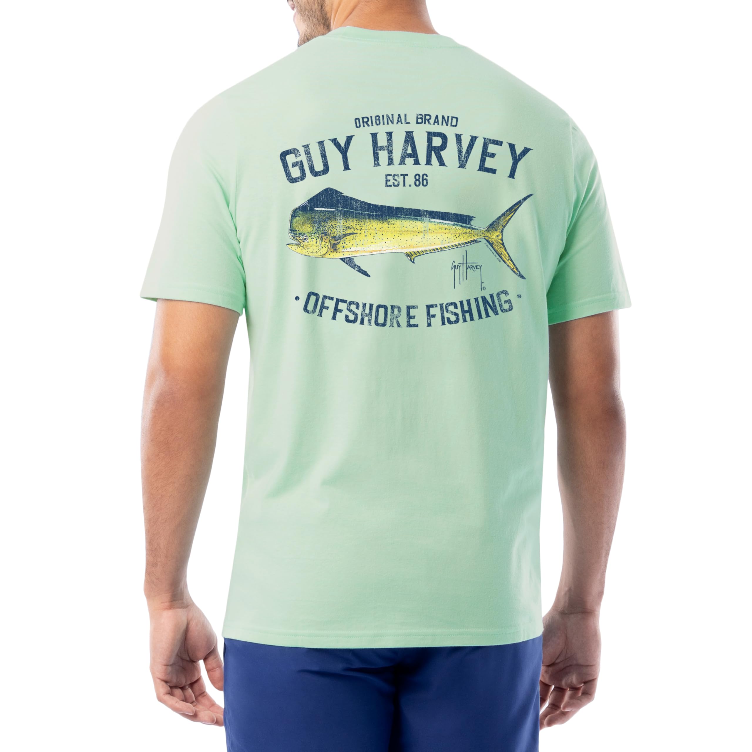 Guy Harvey Men’s Short Sleeve Cotton Graphic