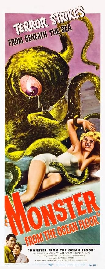 Amazon Com Posterazzi Monster From The Ocean Floor Bottom From