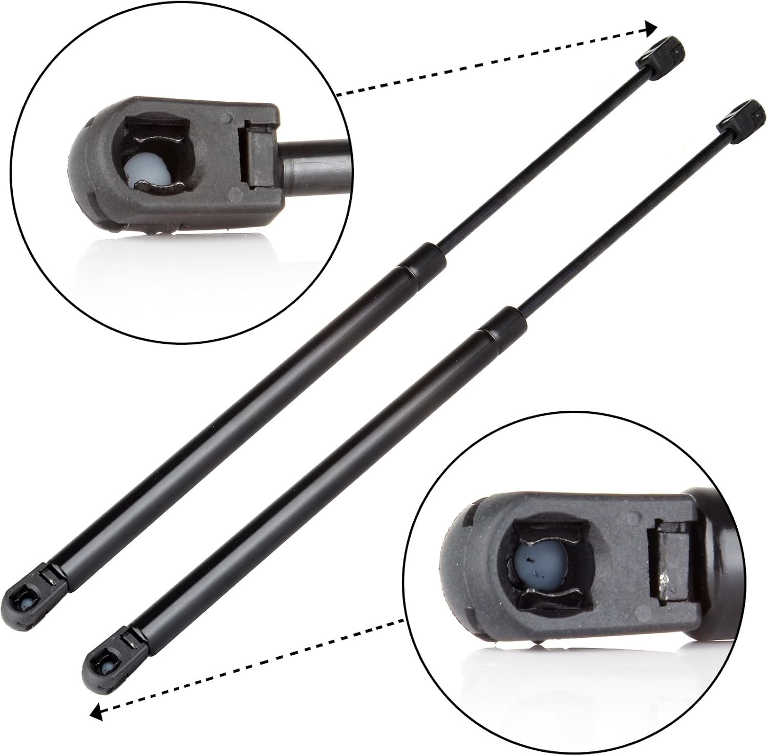 Two New Tonneau Cover Top Truck Cap Lift Support Shock Strut 30 Lb Fits C16 21703