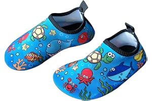 BIGIB Toddler Kids Swim Water Shoes Quick Dry Non-Slip Water Skin Barefoot Sports Shoes Aqua Socks for Boys Girls Toddler